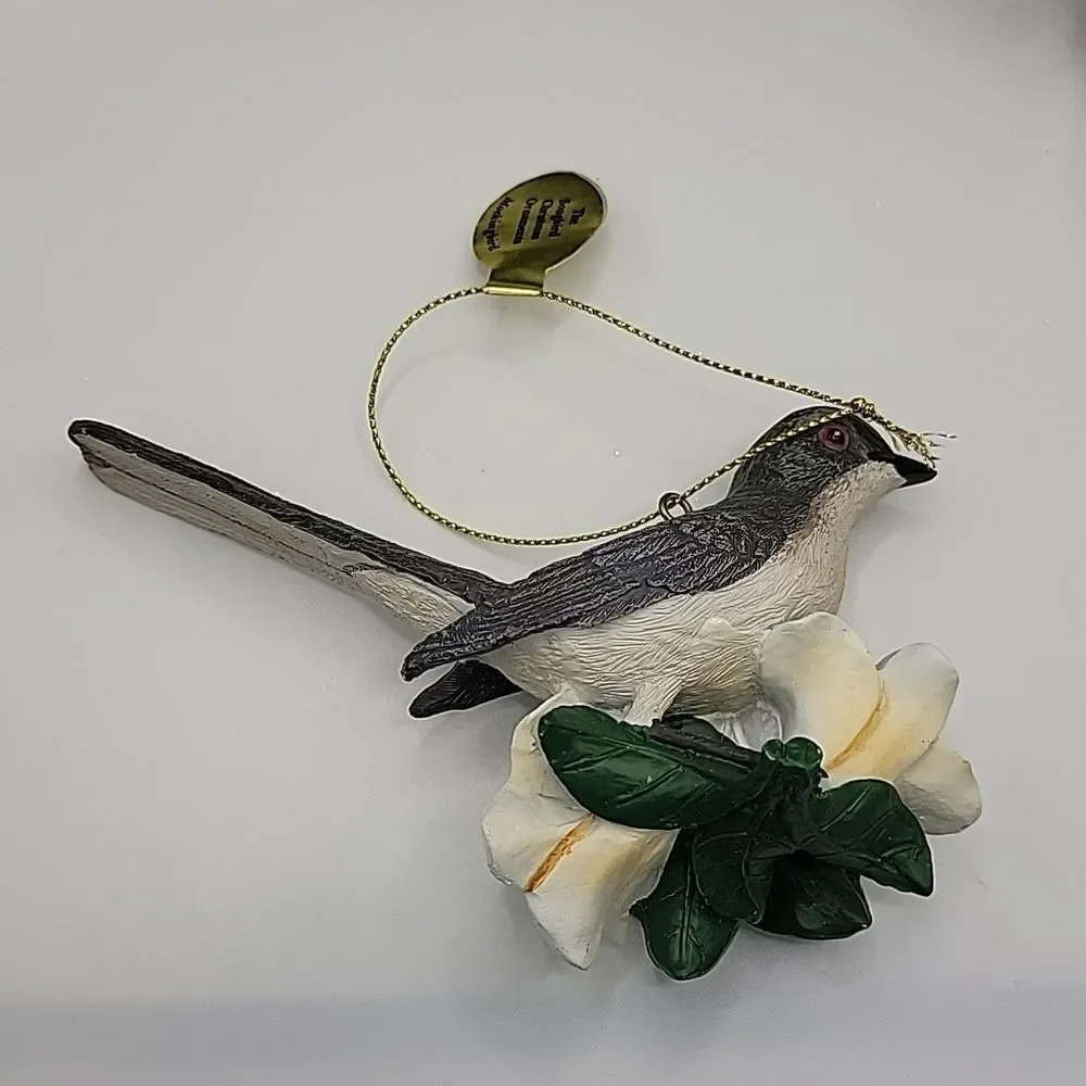 Danbury Mint Christmas Songbird Ornament Mockingbird Retired